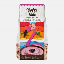 Кашка манная Розовый фламинго Yelli Kids 100г