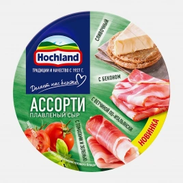 Плавленый сыр ассорти Hochland 50% 140г
