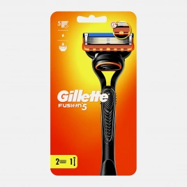Бритва Gillette Fusion 5 с 2 сменными кассетами
