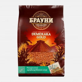 Сахар Брауни тростниковый 500г