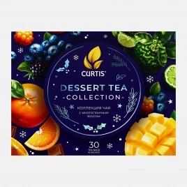 Набор чая Curtis Dessert Tea Collection ассорти 6 вкусов 30 саше