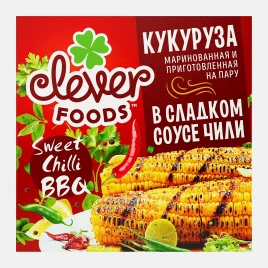 Кукуруза отварная с соусом Чили сладкий 2шт