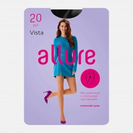Колготки женские Allure Vista 20 черные р.4
