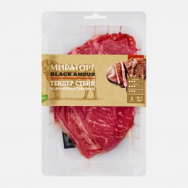 Стейк Мираторг Black Angus Тендер мраморная говядина 260г