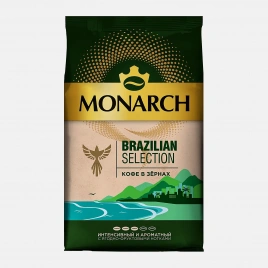 Кофе в зернах натуральный жареный Бразилиан Селекшен Monarch 800г