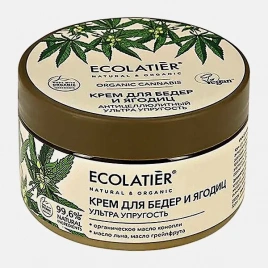 Крем для бедер и ягодиц Ультра упругость Ecolatier Organic Cannabis 250мл