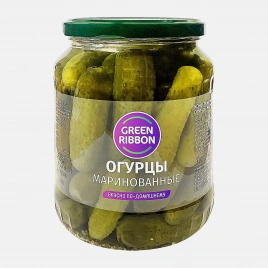 Огурцы Green Ribbon маринованные 680г
