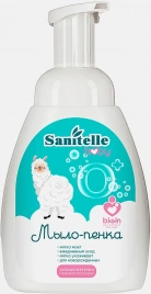 Мыло-Пенка Sanitelle мыльнянка груша 0+ 250мл