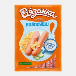 Сосиски Вязанка Молочные Молокуши вареные весовые