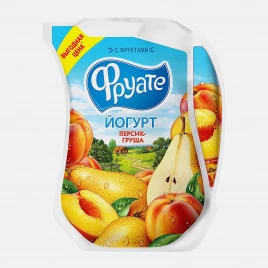 Йогурт питьевой Фруате Персик груша 1.5% 950г