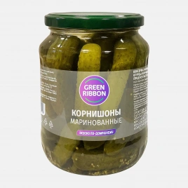 Корнишоны Green Ribbon маринованные 680г