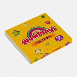 Пластилин Wow Play 12 цветов 180г