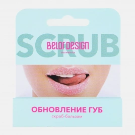 Обновляющий скраб-бальзам для губ Belor Design