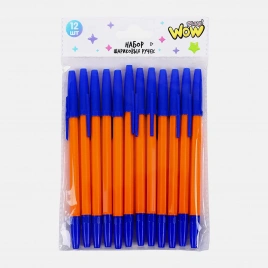 Набор шариковых ручек синих Orange 0.7мм 12шт