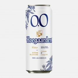 Пивной напиток нефильтрованный безалкогольный Hoegaarden 450мл