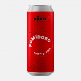 Пивной напиток нефильтрованный Konix Pomidoro Tomato Gose 5% 450мл