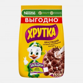 Шарики Хрутка шоколадные обогащенные кальцием 650г