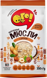 Мюсли Ого Запеченные с орехом 350г