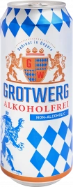 Светлое пиво безалкогольное Grotwerg Bayerisch Hell 500мл