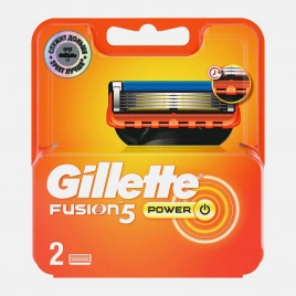 Сменные кассеты для бритья Gillette Fusion 5 Power 2шт
