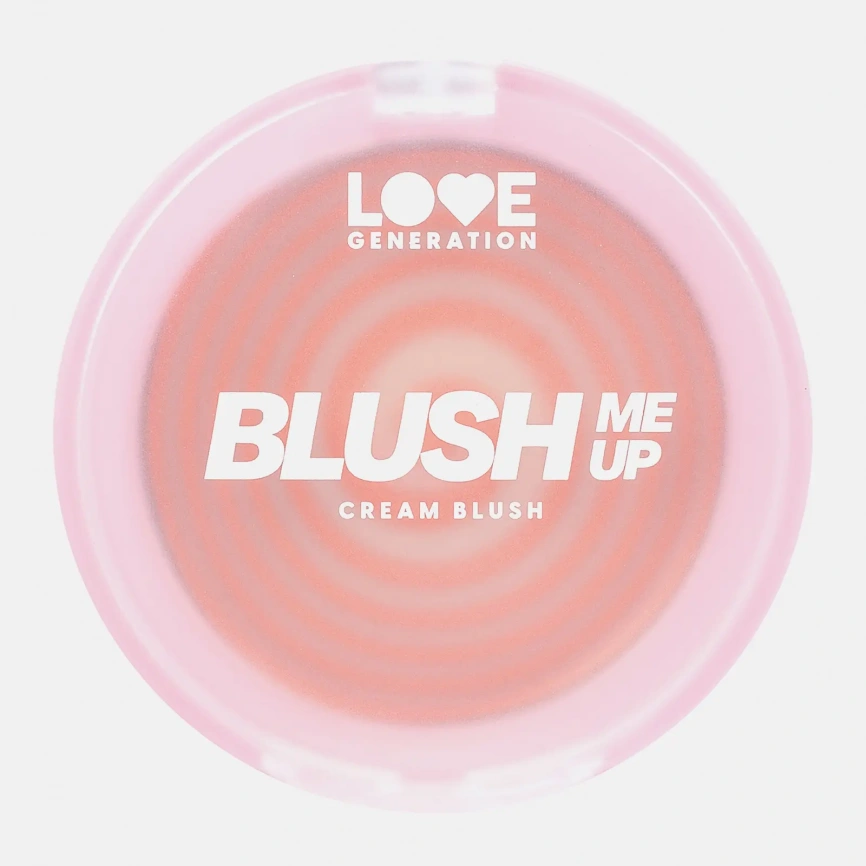 Кремовые румяна для лица тон 01 Fuego Kiss Blush Me Up Love Generation фото 1