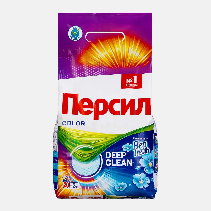 Стиральный порошок Персил Колор Свежесть от Вернель для цветного белья автомат 3кг фото 1