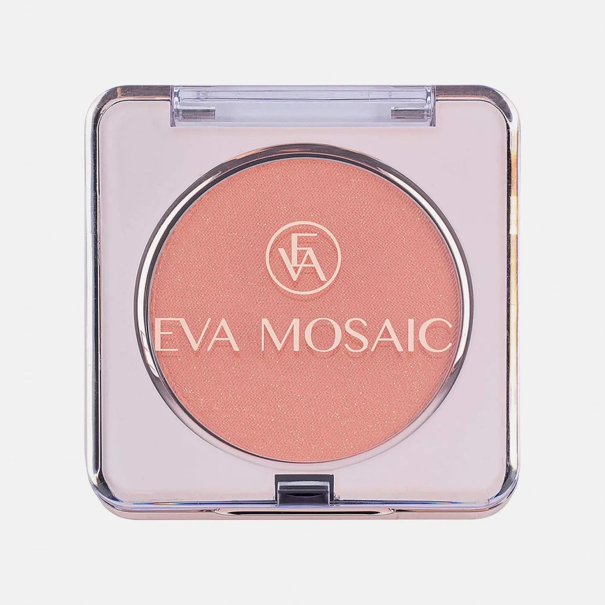 Румяна для лица Eva Mosaiс тон 04 Розовый искрящийся фото 1