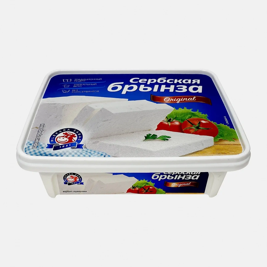 Сыр Mlekara Sabac Сербская Брынза 40% 230г фото 1
