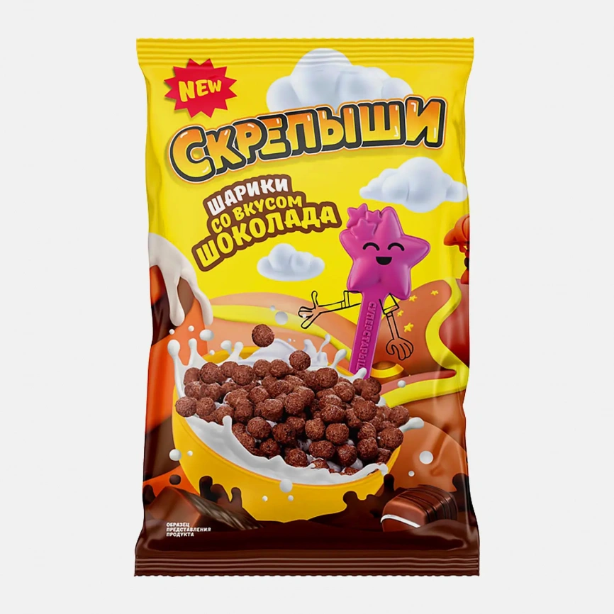 Шарики со вкусом шоколада Праздник Сластены 170г в ассортименте фото 2