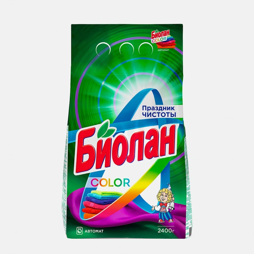 Стиральный порошок Биолан Color автомат 2.4кг фото 1