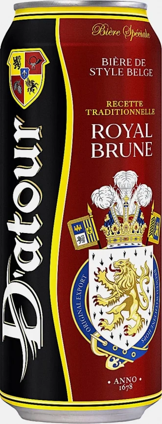 Пиво Datour Royal Brune темное фильтрованное пастеризованное 6.4% 500мл фото 1